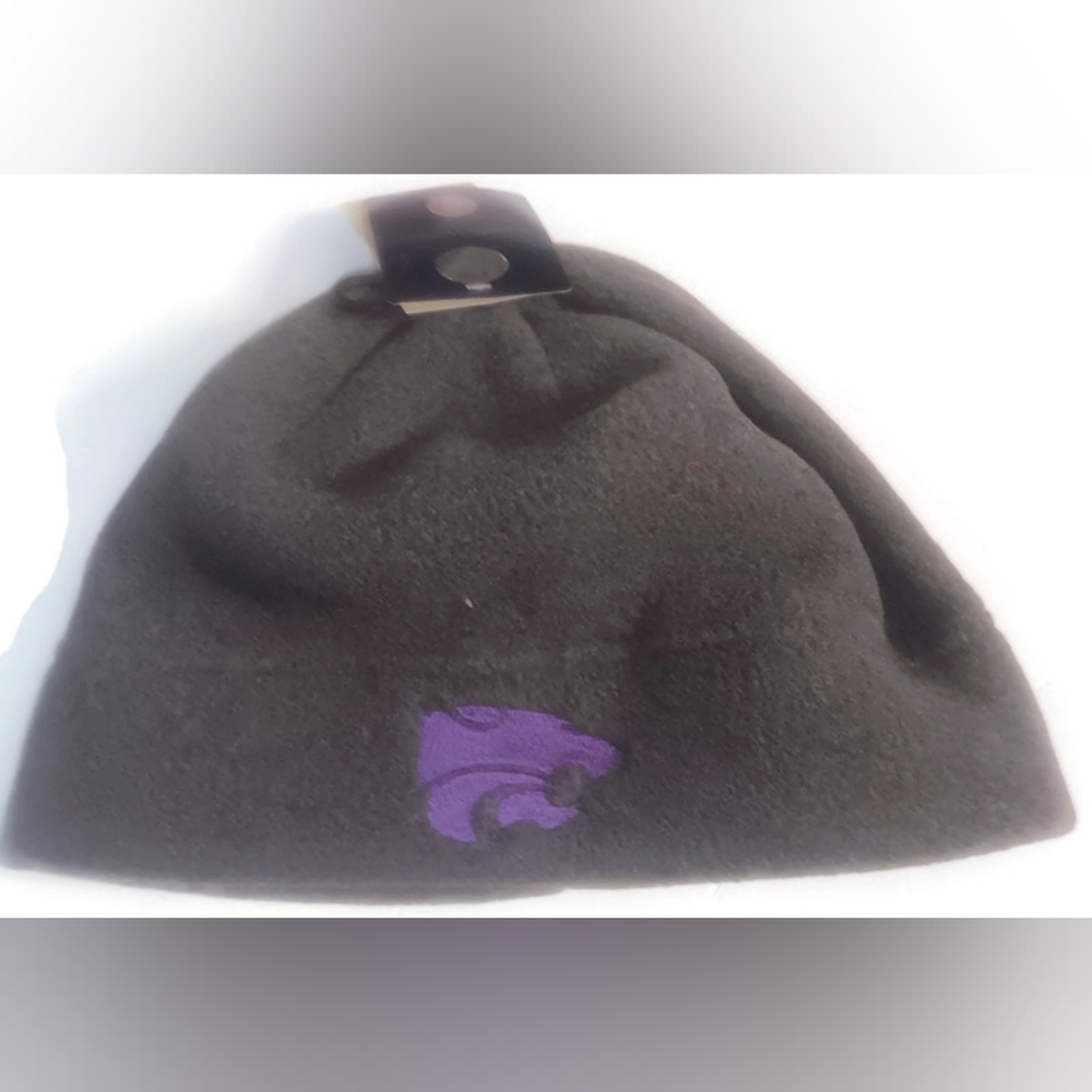 KANSAS STATE UNIVERSITY WILDCATS NCAA Hat, Cap, One Size, Fleece, Cap,GRAY